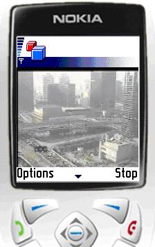国贸桥录像在手机上的显示
