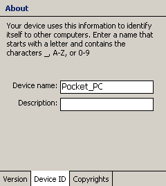 About. Device ID