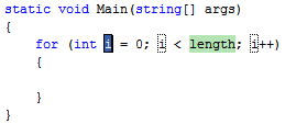 Visual Studio Generated Code